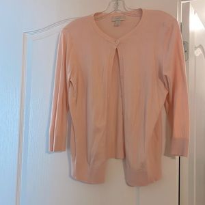 Loft size medium 3/4 length crew new cardigan.